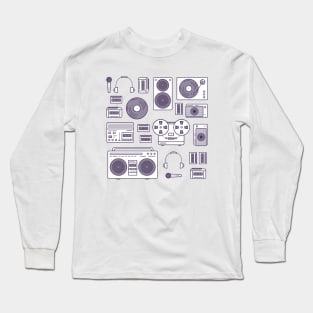 Retro Music Player Long Sleeve T-Shirt